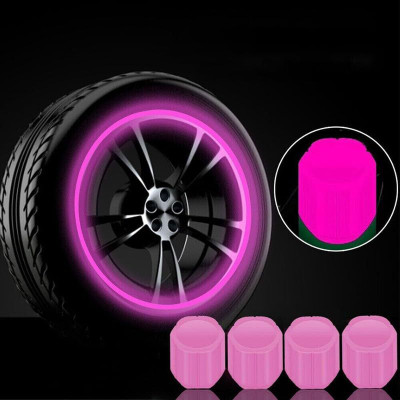 Mr fix Plastic Tyre Valve Cap for Car(Cylinder)