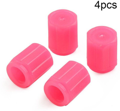JN STORE Plastic Tyre Valve Cap for Car(Cylinder)