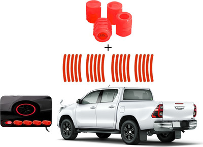 Shopone Plastic Tyre Valve Cap for Car(Cylinder)