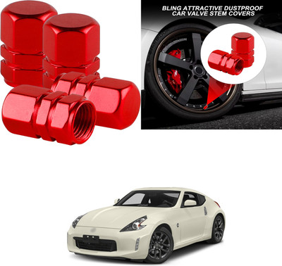 PRTEK Aluminium Tyre Valve Cap for Car(Hexagon)