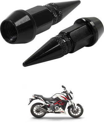 LOVMOTO Aluminium Tyre Valve Cap for Bike(Dice)