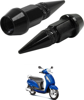LOVMOTO Aluminium Tyre Valve Cap for Bike(L Shape)