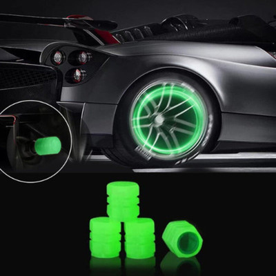 dhruvhub Plastic Tyre Valve Cap for Car(Cylinder)