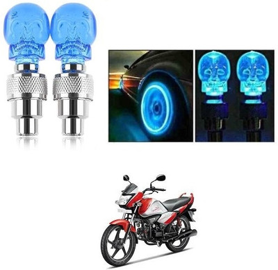QUIRKY ZONE Plastic, Steel Tyre Valve Cap for Bike, Car(Skull)