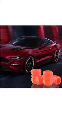 SAMSAUTO Plastic Tyre Valve Cap for Car, Bike(Cylinder)