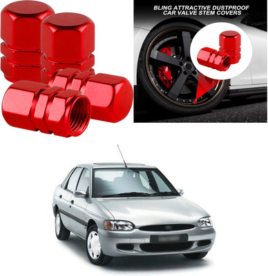 PRTEK Aluminium Tyre Valve Cap for Car(Hexagon)