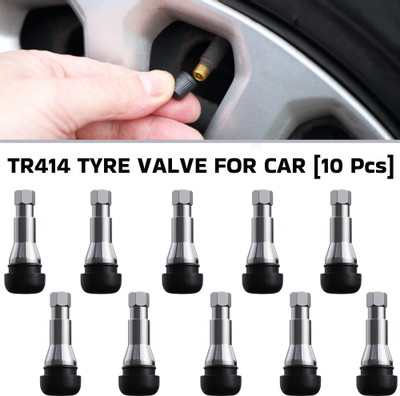 WILLIBEE Steel Tyre Valve Cap for Car(Crown)