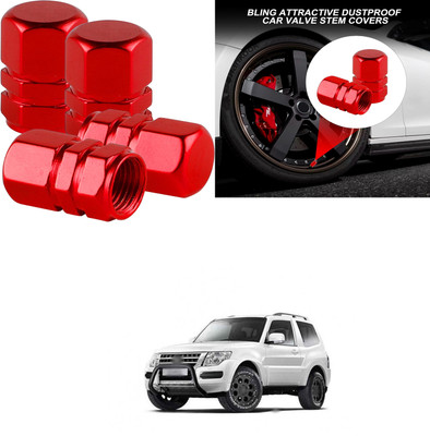 PRTEK Aluminium Tyre Valve Cap for Car(Hexagon)