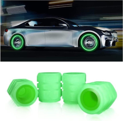 PAVITYAKSH Plastic Tyre Valve Cap for Car, Bike(Round)