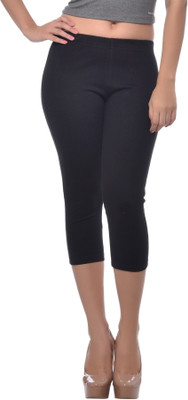 Frenchtrendz Women Black Capri
