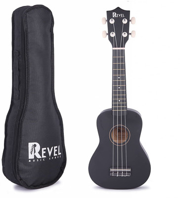 REVEL RVL-UK21-BK Soprano Ukulele(Overall Length - 62 cm)