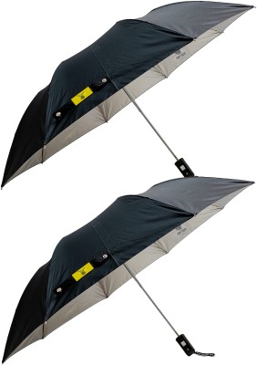 EAGLE Super Saver Combo of Tip Top UV Protective Umbrella(Black)