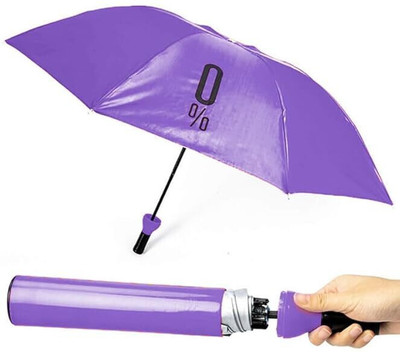HomCartell Bottle umbrella Newest Windproof Double Layer with Cover Umbrella Umbrella(Purple)