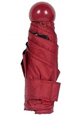 Xydrozen ™ BAU-19 Capsule Case Waterproof Ultra Protective/Mini UV Umbrella Umbrella(Maroon)