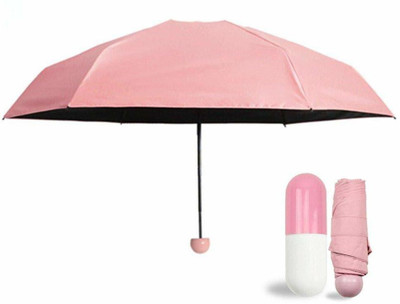 SBTs Windproof Multi Color Foldable Mini Cute Capsule Umbrella Umbrella(Multicolor)