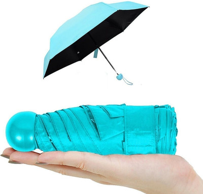 Xydrozen ® LAU-52 Small Capsule Umbrella with Cute Capsule Case Umbrella(Blue)