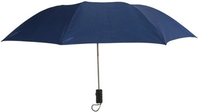 NIRMATSARAY 2 Fold Auto Open Portable Travel Umbrella for Rain Windproof, Strong Compact Umbrella(Blue)