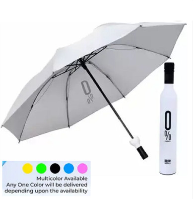 QinPin Bottle Umbrella – Compact, Foldable Rain Umbrella for Travel, Office and Commute Umbrella(Multicolor)