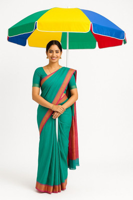 GREEN BIRD Durable 7FT Garden Umbrella UV Protection Outdoor Use Fade Resistant Umbrella(Multicolor)