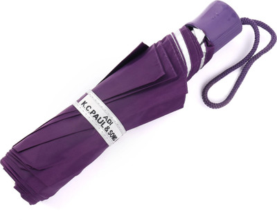 Adi K.C.Paul & Sons Rozy 3 fold long lasting umbrella for men & women | 3 fold umbrella | Umbrella(Multicolor)