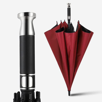 Star Work 37 Inch, Large Windproof Umbrellas Automatic Open Oversize Rain Umbrella Umbrella(Red)