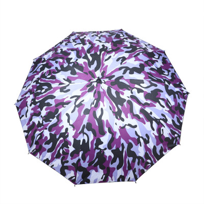 Bizarro.in Straight Handle Rain,Sun Protective Black Coated Foldable Umbrella for Boy&Girl Umbrella(Purple)