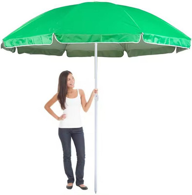 Rainpopson 7ft Garden Umbrella for Outdoor Dining – UV & Rain Protection Umbrella(Green)
