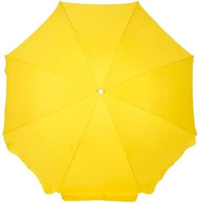 GREEN BIRD Premium Garden Umbrella Double Layer 7ft Cantilever UV Protection Umbrella(Yellow)