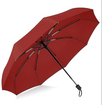 Flipkart SmartBuy Manual Open and Close Windproof Large for Man,Women, Kids Umbrella(Red)