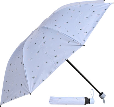 Flipkart SmartBuy 3 Fold Digital Printed Rain and Sun Protective Manual Open Umbrella(Blue)