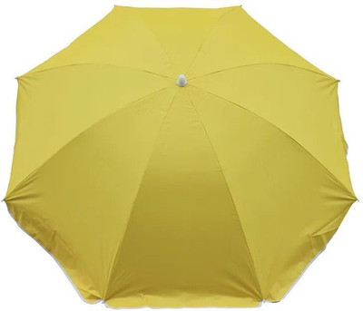 GREEN BIRD Garden Umbrella Hanging UV Protection 42in Double Layer Anti-Fade Umbrella(Yellow)
