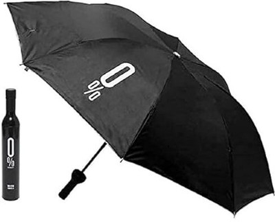 Vstyle Black Bottle Umbrella Umbrella(Black)