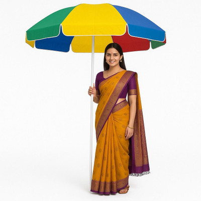 GREEN BIRD Stylish Garden Umbrella Waterproof 42in Hanging UV Protection Large Umbrella(Multicolor)