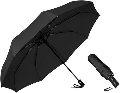 Imontex Big Size Folding Umbrella | 3 Fold Auto Open And Close Windproof, Lightweight Umbrella(Green)