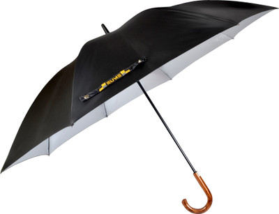 EUME Ordin Auto Open 27 Inch 1 Fold Umbrella(Black)