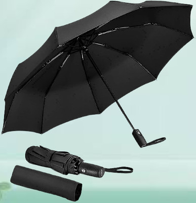 keskriva 3 Fold with Auto Open and Close Umbrella__14 Umbrella(Black)