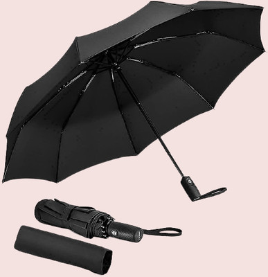 keskriva 3 Fold with Auto Open and Close Umbrella__24 Umbrella(Black)