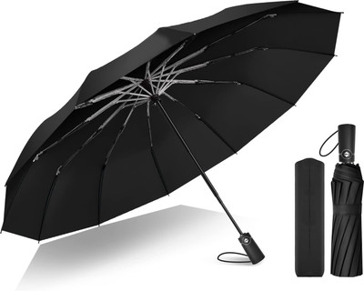 SENTROLITE Men and Women�3 Fold with Auto Open and Close 43 Inch Large Umbrella(Black)