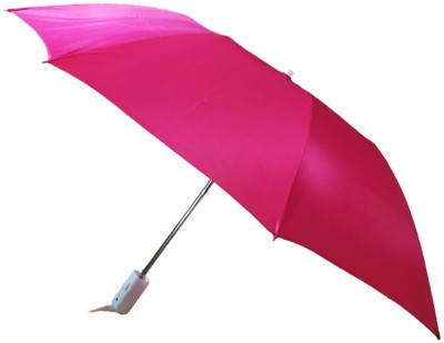 SujArta Umbrella, Premium Unisex 35 Inch Wide When Open, Handy 2 Fold, Auto Open Umbrella(Pink)