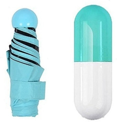 Xydrozen ™ BAU-51 Light and Small Capsule Umbrella with Cute Capsule Case Umbrella(Blue)