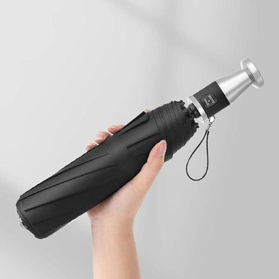 VISHIXIT Rolls Royce Travel Windproof Umbrella Auto Open/Close Button for Single Hand Use Umbrella(Black)