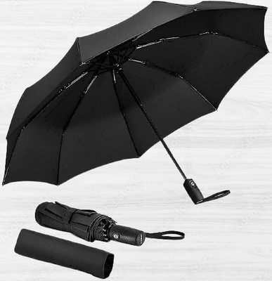 keskriva 3 Fold with Auto Open and Close Umbrella__43 Umbrella(Black)