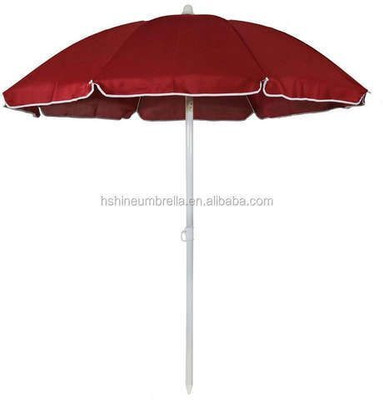 Rainpopson Classic 7ft Outdoor Sun Umbrella with Tilt – Easy to Carry & Use Umbrella(Maroon)