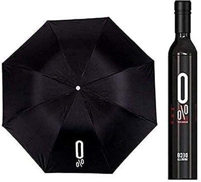 Jinisha Layer Folding Portable Wine Bottle Umbrella With Cover Or UV Protection Umbrella Umbrella(Multicolor)