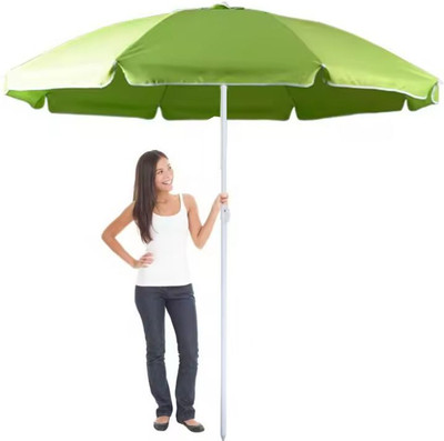 Rainpopson Garden Umbrella Without Stand 8Ft/48In Big Size Umbrella Garden (H10) Umbrella(Green)