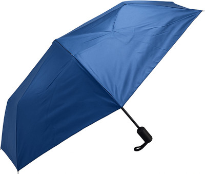 PRITVAH Umbrella for Men & Women | Auto Open & Close | Windproof, UV , Compact Umbrella(Blue)