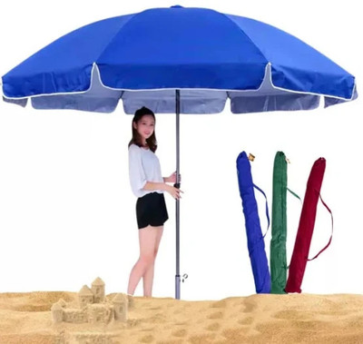 Rainpopson Garden Umbrella Outdoor Big Size 7ft Canopy Patio Umbrella k_26 Umbrella(Blue)