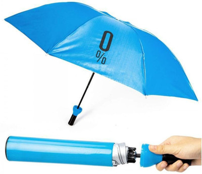Radheraj Ultra Umbrella Double Layer Folding Portable Wine Bottle Umbrellas Umbrella(Blue)