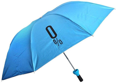 Neelmohi Ultra Umbrella Double Layer Folding Portable Umbrellas with Bottle Cover Umbrella(Blue)