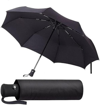 Dfasion Auto open and close umbrella to use a rain 64 Umbrella(Black)